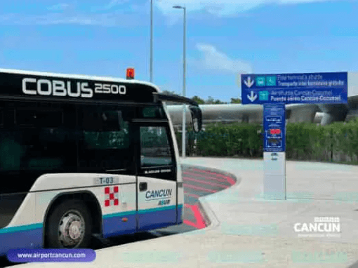 cobus, traslado entre hoteles en aeropuerto de cancun