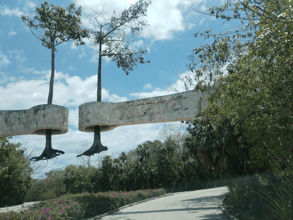 Main entrance of Xcaret park, Riviera Maya